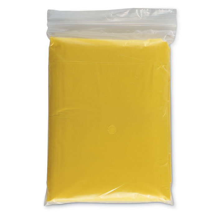 Sprinkle műanyag kapucnis esőponcsó - sárga<br><small>MI-IT0972-08</small>