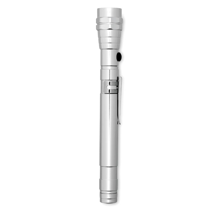 Strech-torch kihajtható elemlámpa - ezüst<br><small>MI-MO8621-14</small>