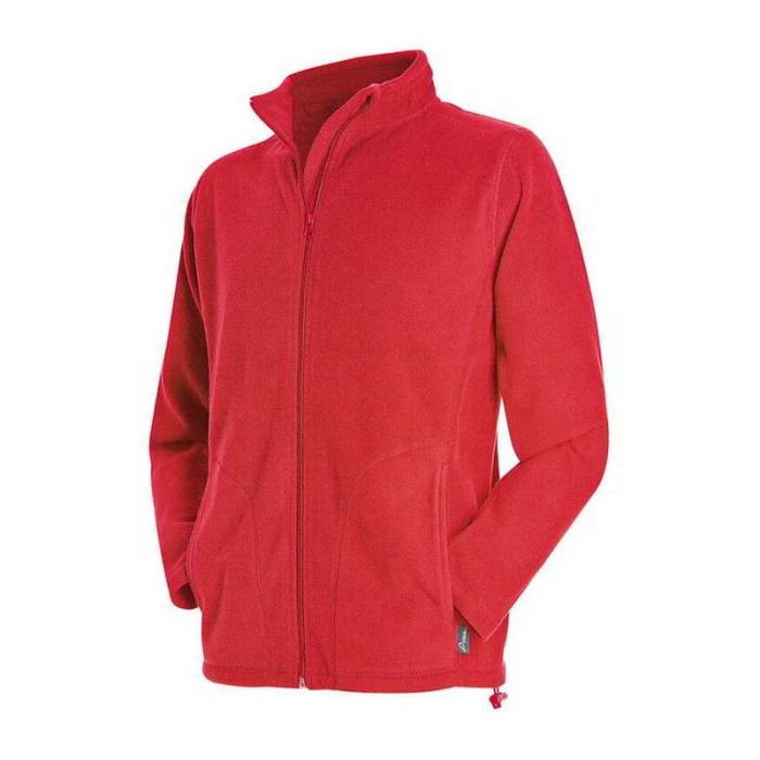 FLEECE JACKET - Scarlet Red<br><small>EA-HS220507</small>