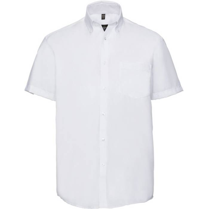 Russell Non-iron Men Shirt short-sleeve - White<br><small>EA-JZ957M.01.1</small>