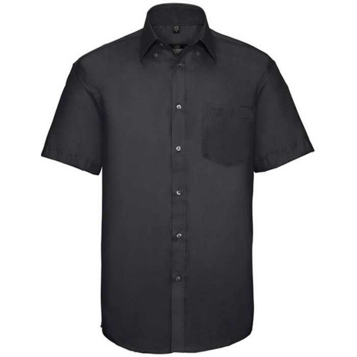 Russell Non-iron Men Shirt short-sleeve - Black<br><small>EA-JZ957M.03.2</small>