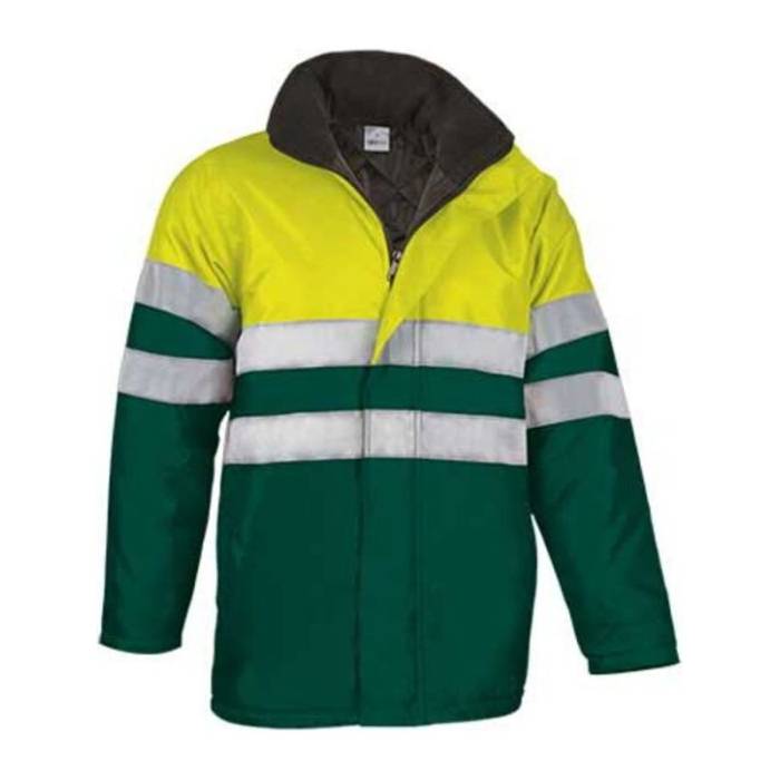 TRAFFIC kabát - Neon Yellow-Bottle Green<br><small>EA-PKVATRAAB20</small>