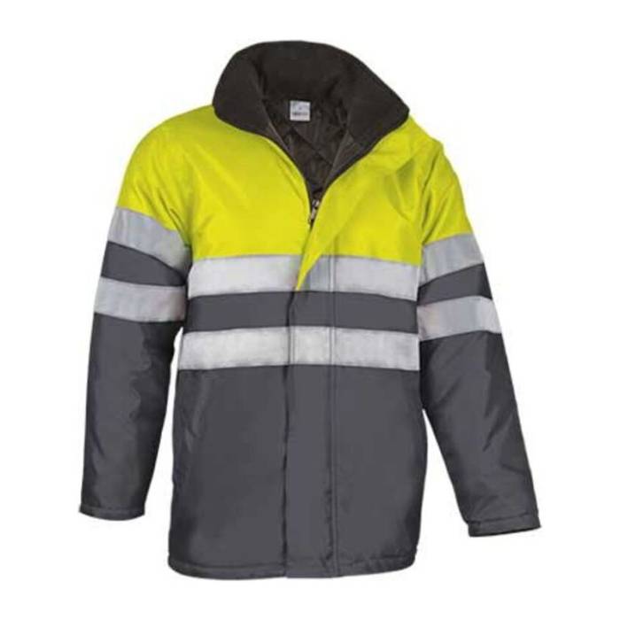 TRAFFIC kabát - Neon Yellow-Charcoal Grey<br><small>EA-PKVATRAAG25</small>