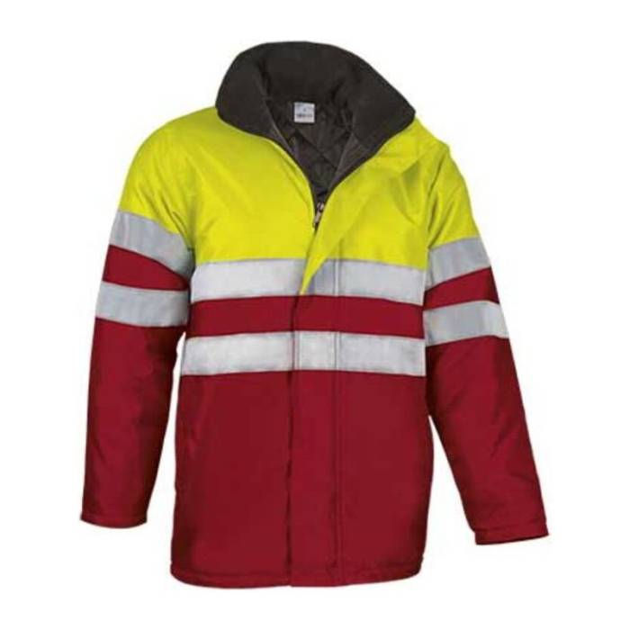 TRAFFIC kabát - Neon Yellow-Lotto Red<br><small>EA-PKVATRAAR24</small>