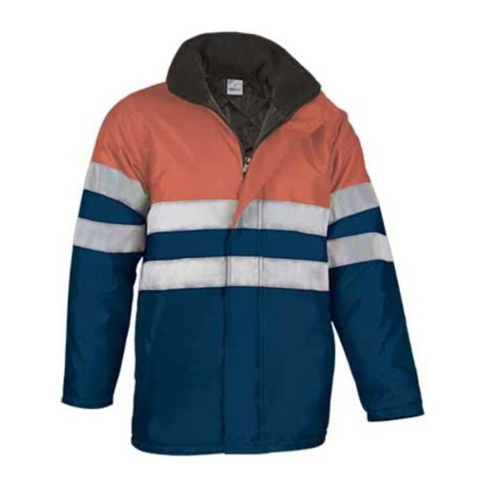 TRAFFIC kabát - Neon Orange-Orion Navy Blue<br><small>EA-PKVATRANM25</small>