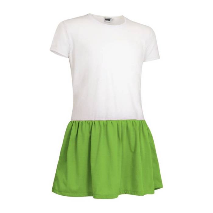 dress SUNNY - White-Apple Green<br><small>EA-VEVASUNBV03</small>