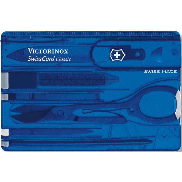 Victorinox SwissCard Classic többfunkciós szerszám, kék - kék...<br><small>GO-3928-05</small>