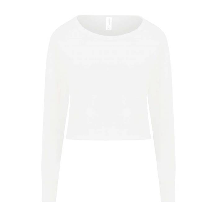WOMEN`S CROPPED SWEAT - Arctic White, #FFFFFF<br><small>UT-awjh035awh-l</small>