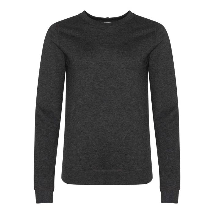 GIRLIE HEATHER SWEAT - Black Heather, #2E2A29<br><small>UT-awjh045blh-xs</small>