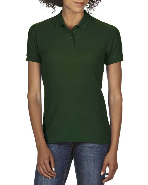 DRYBLEND® LADIES` DOUBLE PIQUÉ POLO - Forest Green, #273B33<br><small>UT-giL75800fo-2xl</small>