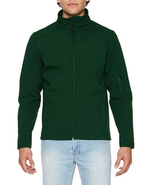HAMMER UNISEX SOFTSHELL JACKET - Forest Green, #273B33<br><small>UT-giss800fo-s</small>
