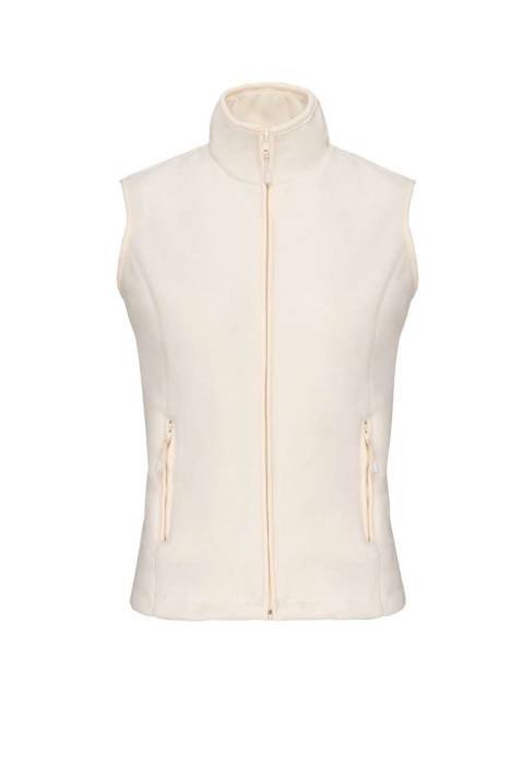 MELODIE - LADIES` MICROFLEECE GILET - Natural, #E0DED8<br><small>UT-ka906na-2xl</small>