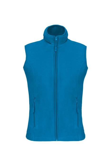 MELODIE - LADIES` MICROFLEECE GILET - Tropical Blue, #0076A5<br><small>UT-ka906tb-l</small>