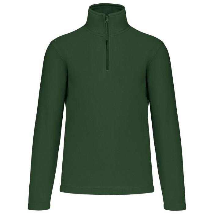 ENZO - ZIP NECK MICROFLEECE JACKET - Forest Green, #1F362A<br><small>UT-ka912fo-l</small>